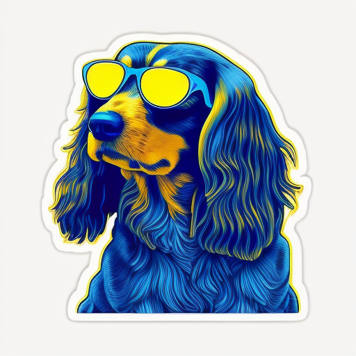 Dachshund dog Cavalier King Charles Vinyl Decal Sticker for Car, Laptop, Tumbler and more # F012748