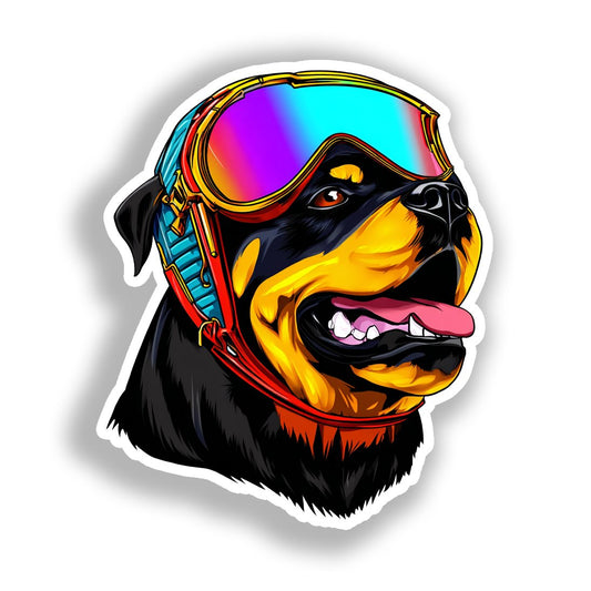 Rottweiler Dog Vinyl Decal Sticker for Car, Laptop, Tumbler and more # A017993-4" x 4"