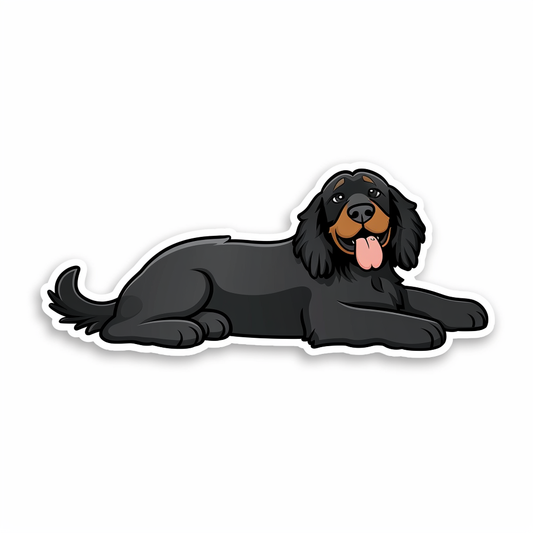 Cocker Spaniel Dog majestic Expressive surreal Vinyl Decal Sticker for Car, Laptop, Tumbler and more # F020214-4" x 4"