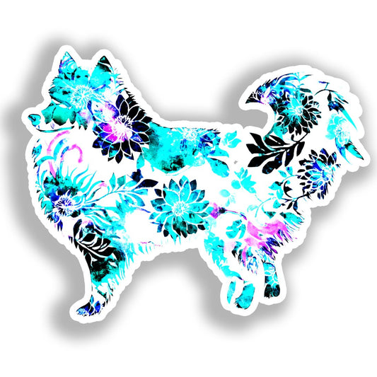 Pomeranian Dog Vinyl Decal Sticker for Car, Laptop, Tumbler and more # A017334-4" x 4"