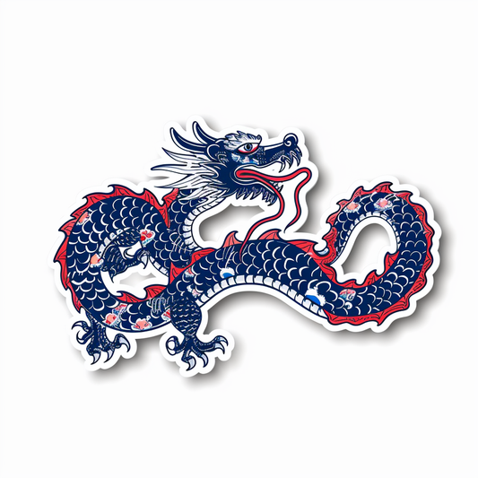 Dragon majestic Expressive surreal Vinyl Decal Sticker for Car, Laptop, Tumbler and more # F018986