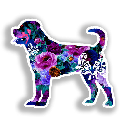 Rottweiler Dog Vinyl Decal Sticker for Car, Laptop, Tumbler and more # A018113-4" x 4"