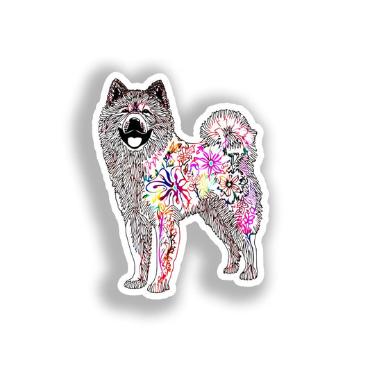 Akita Dog Vinyl Decal Sticker for Car, Laptop, Tumbler and more # A018834-4" x 4"