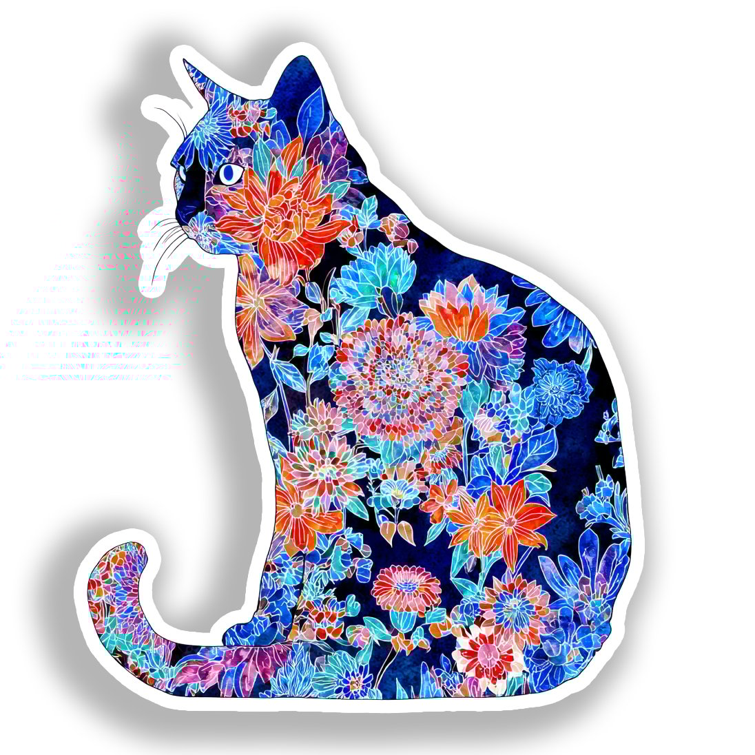 Chartreux Cat Vinyl Decal Sticker for Car, Laptop, Tumbler and more # A018866-4" x 4"