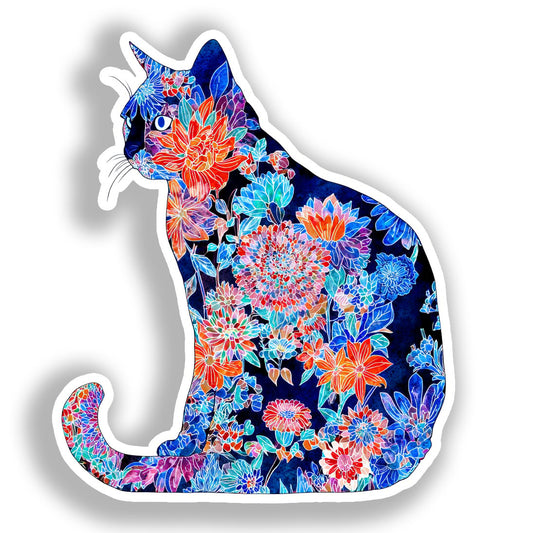 Chartreux Cat Vinyl Decal Sticker for Car, Laptop, Tumbler and more # A018866-4" x 4"
