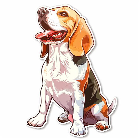 Beagle dog Vinyl Decal Sticker for Car, Laptop, Tumbler and more # F011792