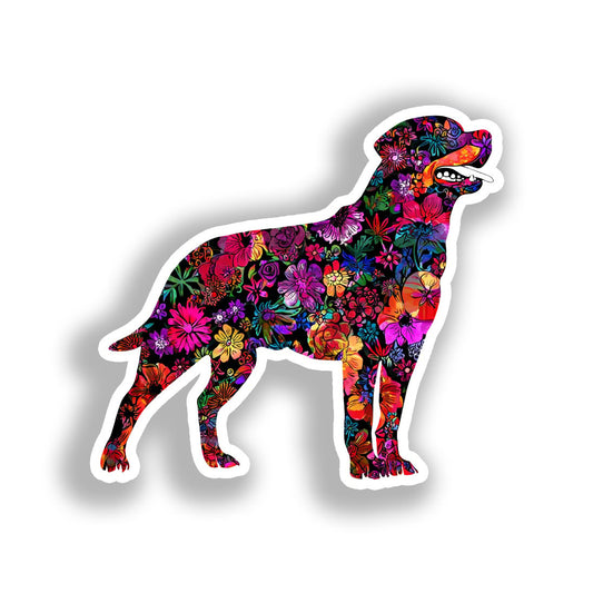 Rottweiler Dog Vinyl Decal Sticker for Car, Laptop, Tumbler and more # A018171-4" x 4"