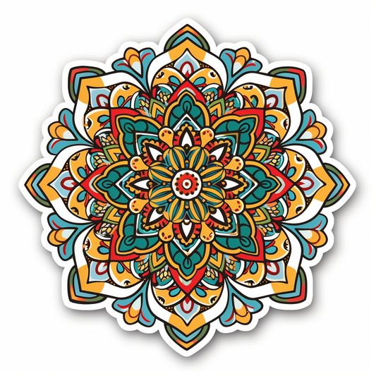 Mandala Vinyl Decal Sticker for Car, Laptop, Tumbler and more # F08213