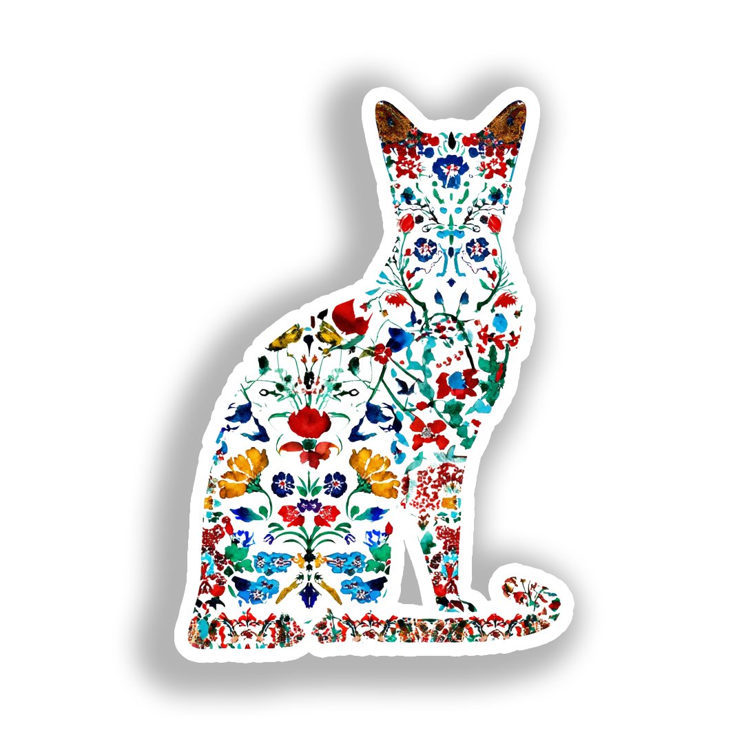 Abyssian Cat Vinyl Decal Sticker for Car, Laptop, Tumbler and more # A018858-4" x 4"