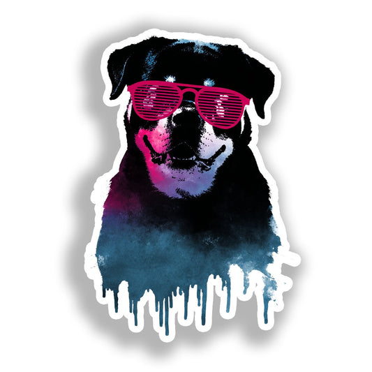 Rottweiler Dog Vinyl Decal Sticker for Car, Laptop, Tumbler and more # A018347-4" x 4"