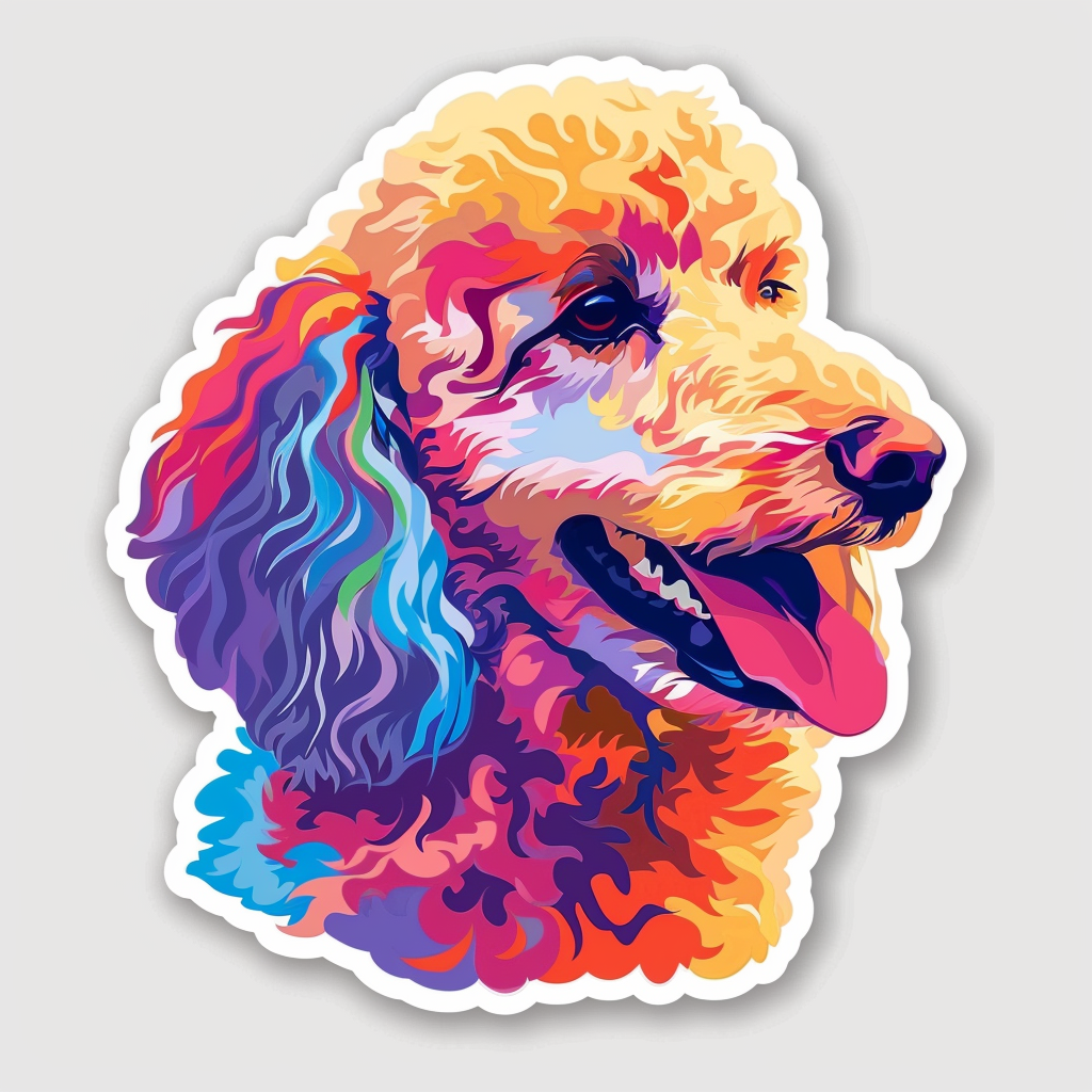 Poodle Dog Vinyl Decal Sticker for Car, Laptop, Tumbler and more # F012509