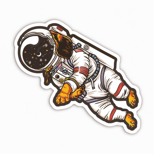 Dachshund Dog astronaut Vinyl Decal Sticker for Car, Laptop, Tumbler and more # F013211