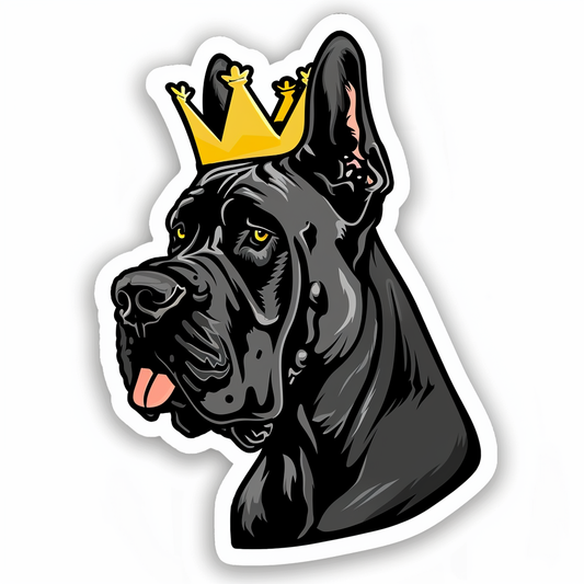 Great Dane Dog Expressive surreal Vinyl Decal Sticker for Car, Laptop, Tumbler and more # F022739