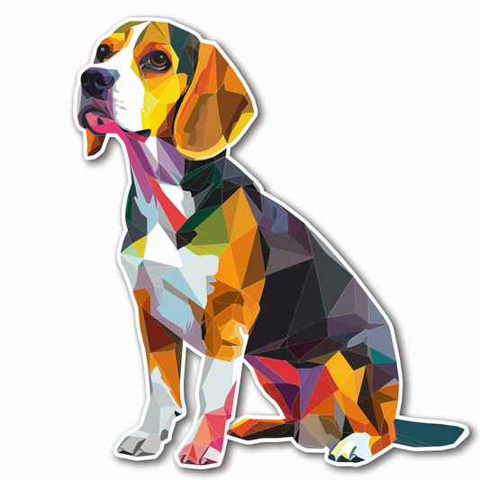 Beagle dog Vinyl Decal Sticker for Car, Laptop, Tumbler and more # F012167