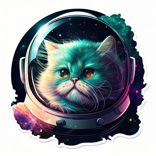 Persian cat  Vinyl Decal Sticker for Car, Laptop, Tumbler and more # F016568