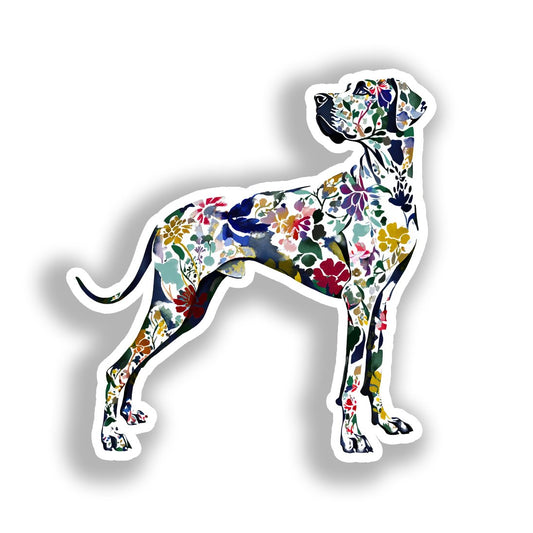 Great Dane Dog Vinyl Decal Sticker for Car, Laptop, Tumbler and more # A019531-4" x 4"