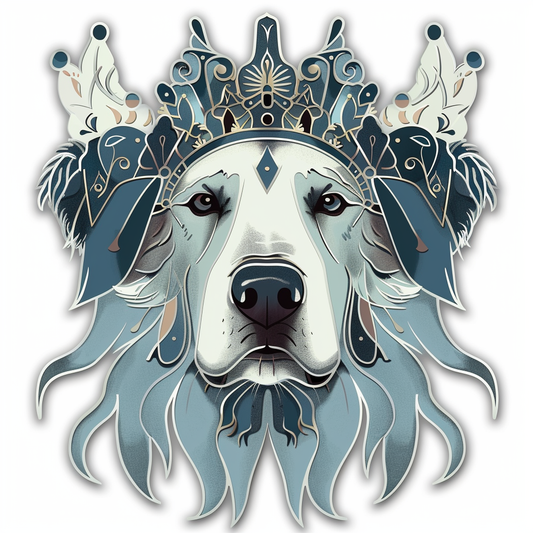 Sticker of Great Pyrenees dog  Vinyl Decal Sticker for Car, Laptop, Tumbler and more # F023623