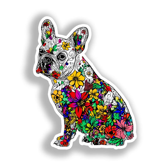 French Bulldog Dog Vinyl Decal Sticker for Car, Laptop, Tumbler and more # A019645-4" x 4"