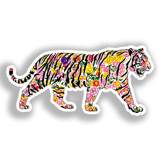 Tiger   Vinyl Decal Sticker for Car, Laptop, Tumbler and more # A018407-4" x 4"