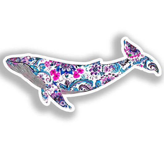 Whale   Vinyl Decal Sticker for Car, Laptop, Tumbler and more # A019117-4" x 4"