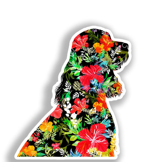 Cocker Spaniel Dog Vinyl Decal Sticker for Car, Laptop, Tumbler and more # A018770-4" x 4"