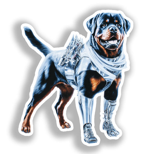 Rottweiler Dog Vinyl Decal Sticker for Car, Laptop, Tumbler and more # A017979-4" x 4"