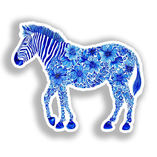 Zebra   Vinyl Decal Sticker for Car, Laptop, Tumbler and more # A019062-4" x 4"