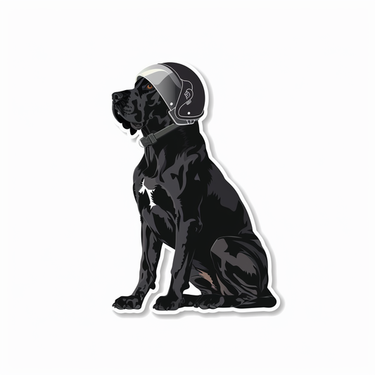 Great Dane Dog Expressive surreal Vinyl Decal Sticker for Car, Laptop, Tumbler and more # F022848