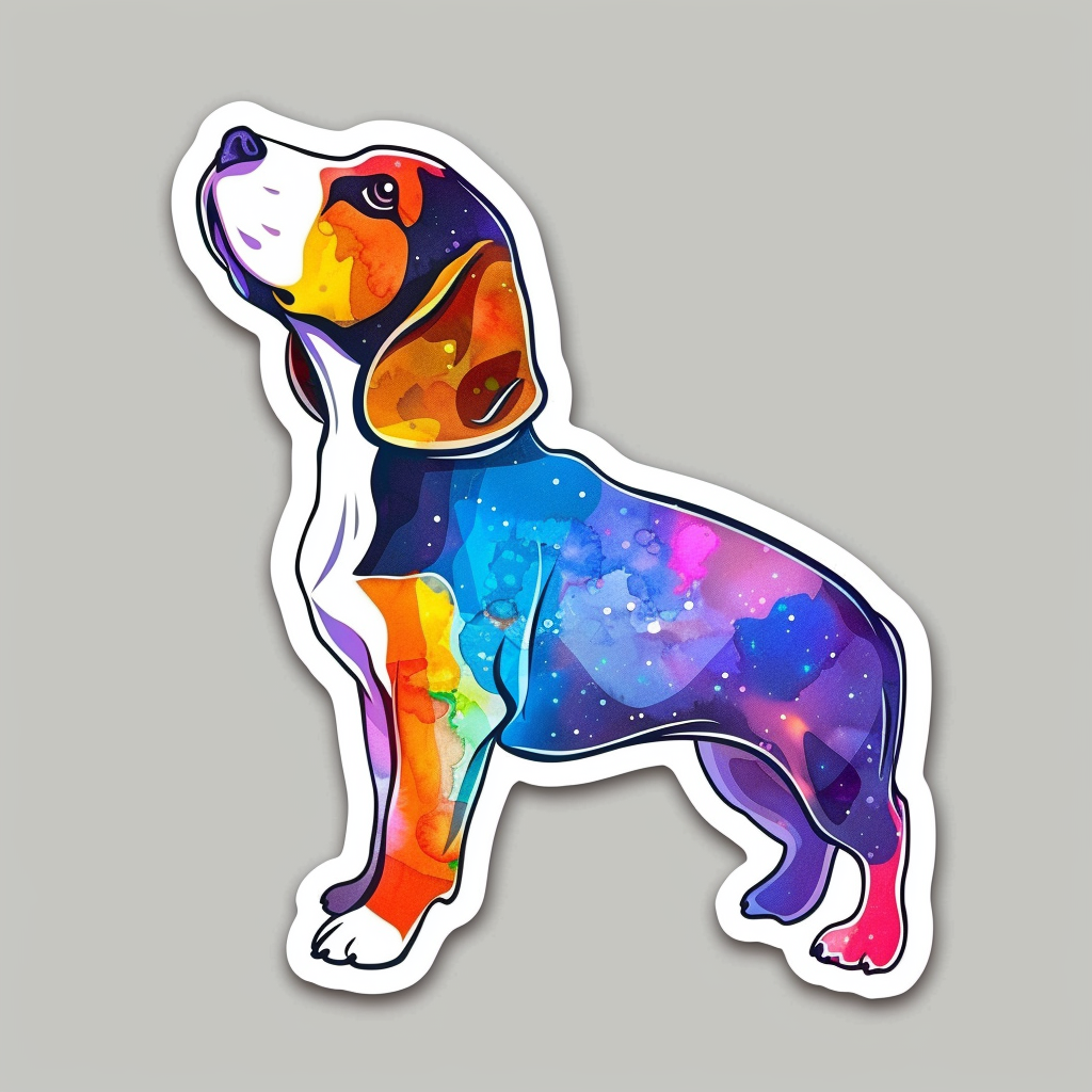 Beagle dog Vinyl Decal Sticker for Car, Laptop, Tumbler and more # F012168