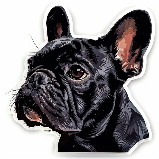 French Bulldog Vinyl Decal Sticker for Car, Laptop, Tumbler and more # F07263