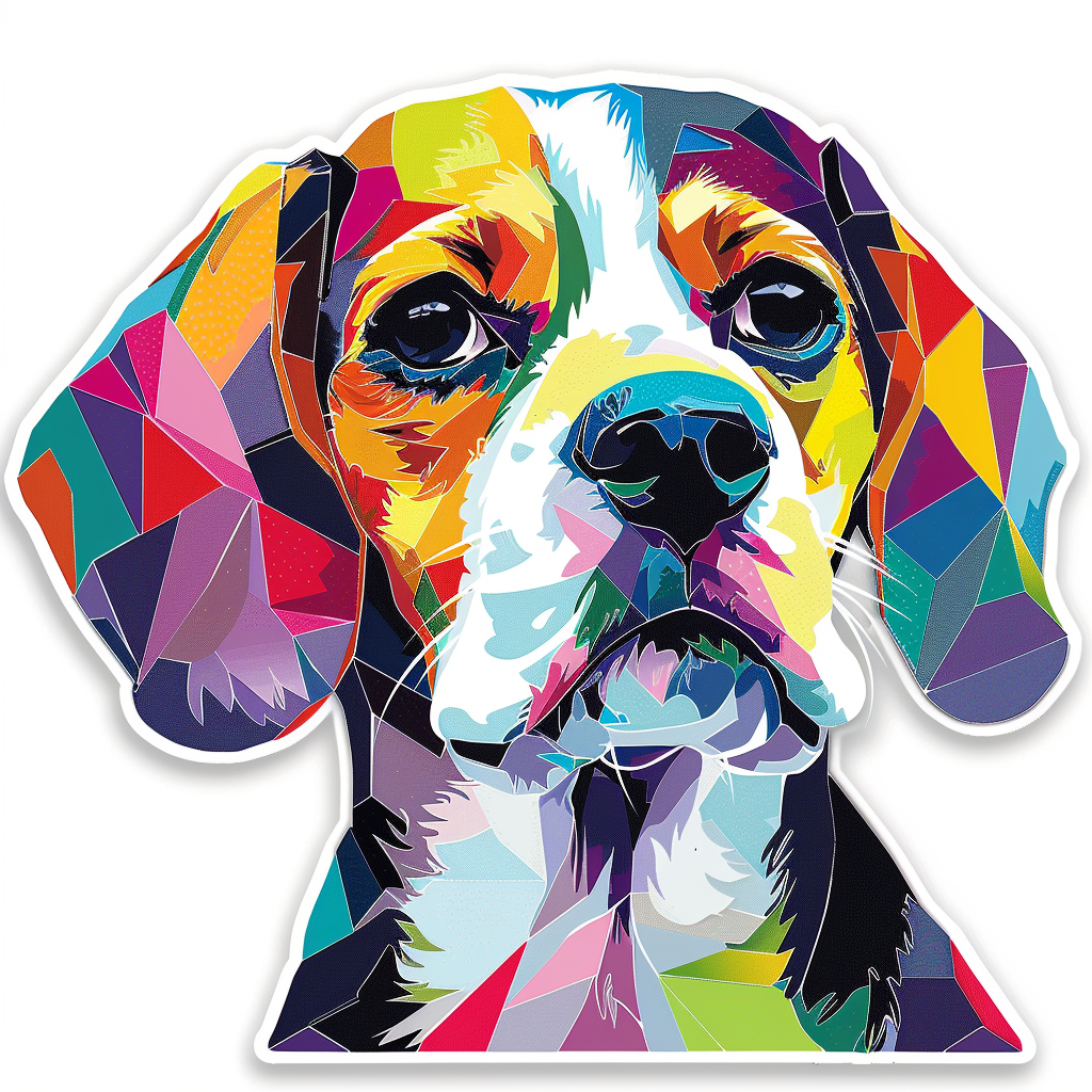 Beagle Dog Vinyl Decal Sticker for Car, Laptop, Tumbler and more # F07150