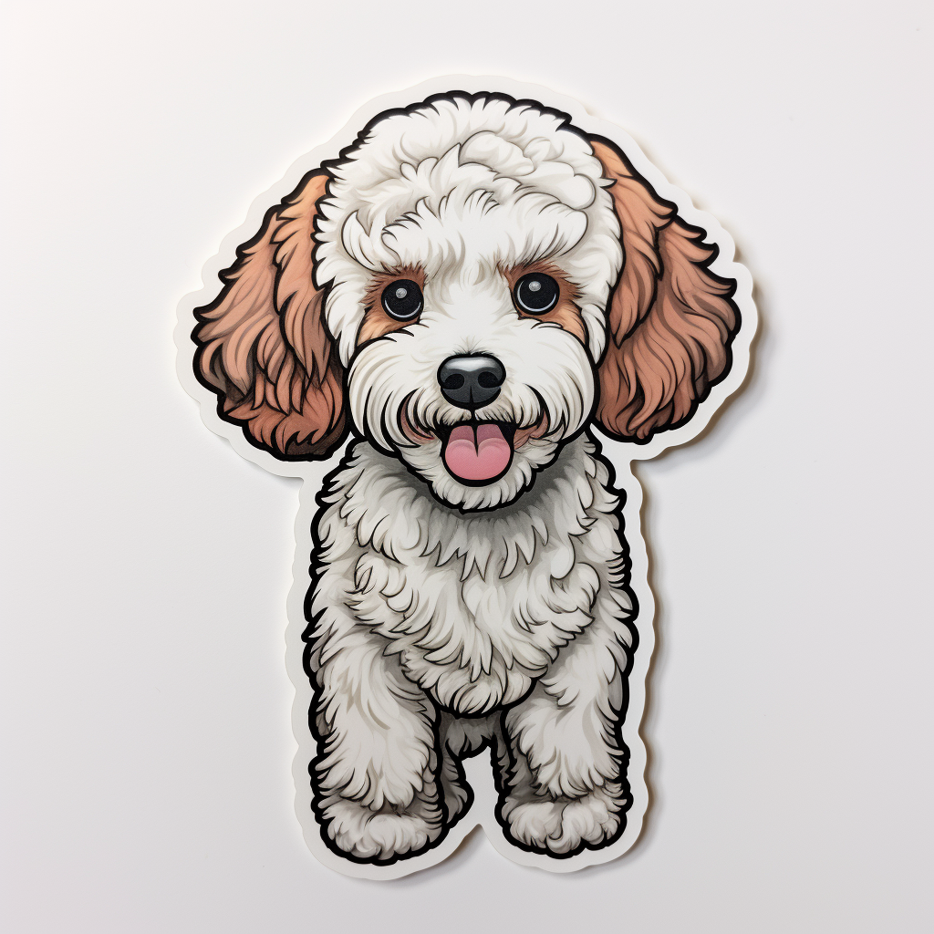 Poodle dog Vinyl Decal Sticker for Car, Laptop, Tumbler and more # F012264
