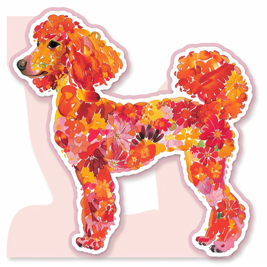 Poodle Dog Vinyl Decal Sticker for Car, Laptop, Tumbler and more # F012486