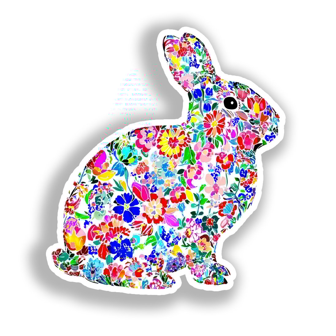 Rabbit   Vinyl Decal Sticker for Car, Laptop, Tumbler and more # A018429-4" x 4"