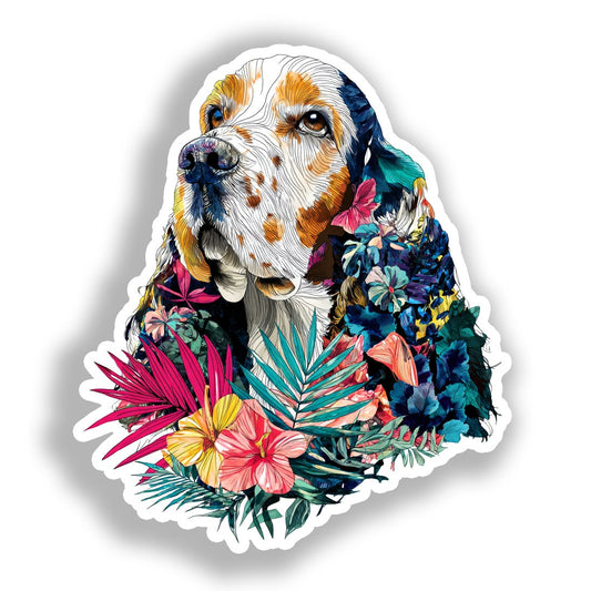 Cocker Spaniel Dog Vinyl Decal Sticker for Car, Laptop, Tumbler and more # A018788-4" x 4"