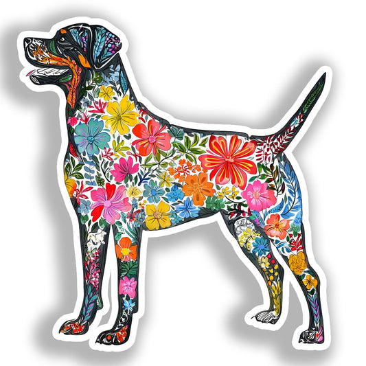 Rottweiler Dog Vinyl Decal Sticker for Car, Laptop, Tumbler and more # A018023-4" x 4"