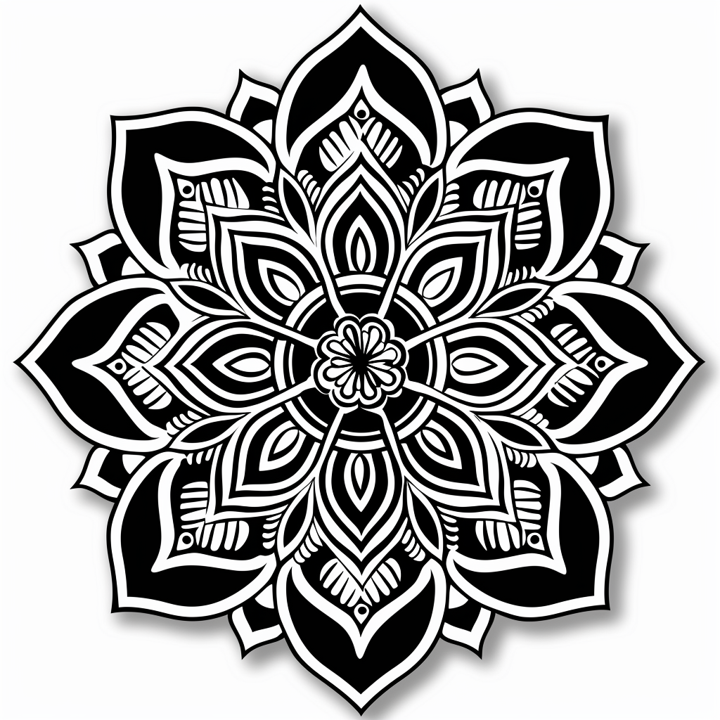 Mandala Vinyl Decal Sticker for Car, Laptop, Tumbler and more # F08268
