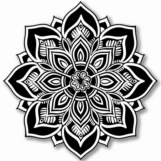 Mandala Vinyl Decal Sticker for Car, Laptop, Tumbler and more # F08268
