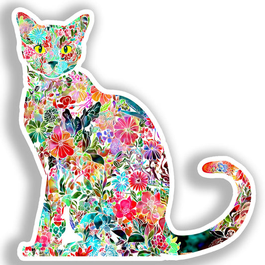Burmese Cat Vinyl Decal Sticker for Car, Laptop, Tumbler and more # A018902-4" x 4"