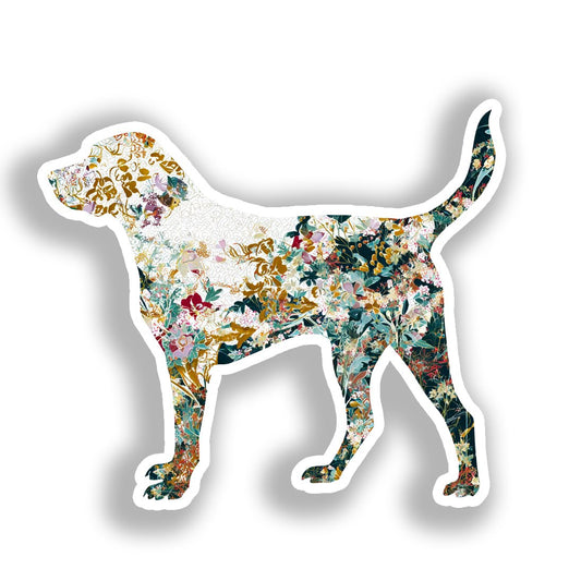 Labrador Retriever Dog Vinyl Decal Sticker for Car, Laptop, Tumbler and more # A019450-4" x 4"