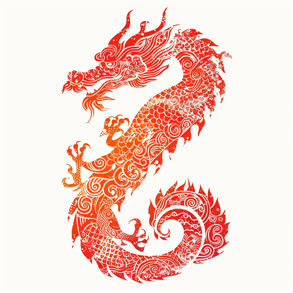 Dragon majestic Expressive surreal Vinyl Decal Sticker for Car, Laptop, Tumbler and more # F018977