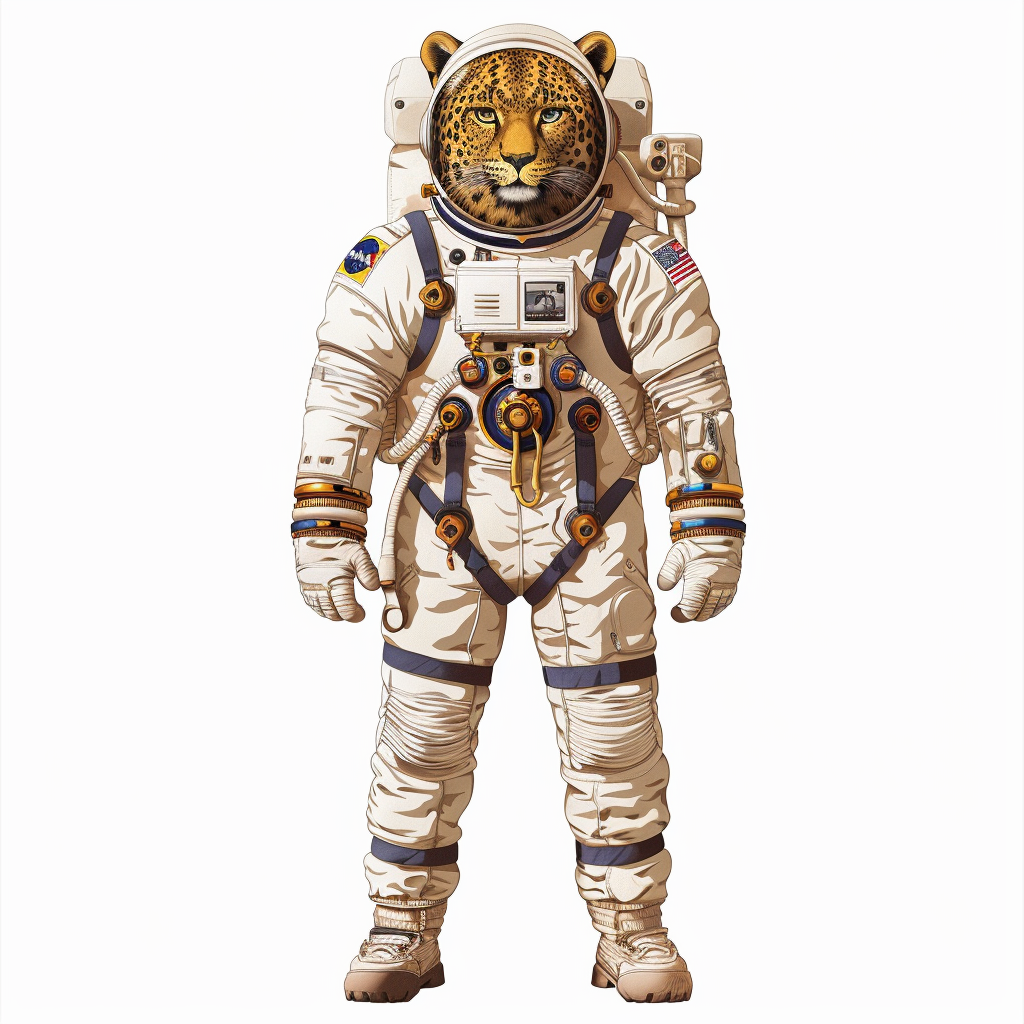 Leopard majestic Expressive surreal Vinyl Decal Sticker for Car, Laptop, Tumbler and more # F022506