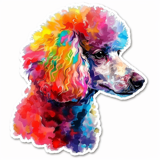 Poodle Dog Vinyl Decal Sticker for Car, Laptop, Tumbler and more # F012521
