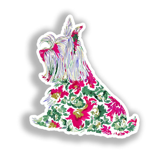 Pomeranian Dog Vinyl Decal Sticker for Car, Laptop, Tumbler and more # A017288-4" x 4"