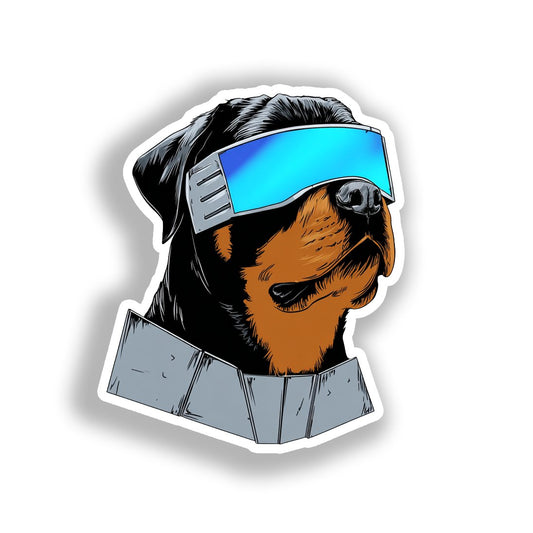 Rottweiler Dog Vinyl Decal Sticker for Car, Laptop, Tumbler and more # A018033-4" x 4"