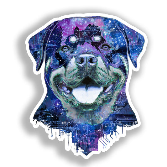 Rottweiler Dog Vinyl Decal Sticker for Car, Laptop, Tumbler and more # A018291-4" x 4"