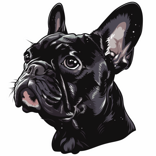 French Bulldog Vinyl Decal Sticker for Car, Laptop, Tumbler and more # F07297
