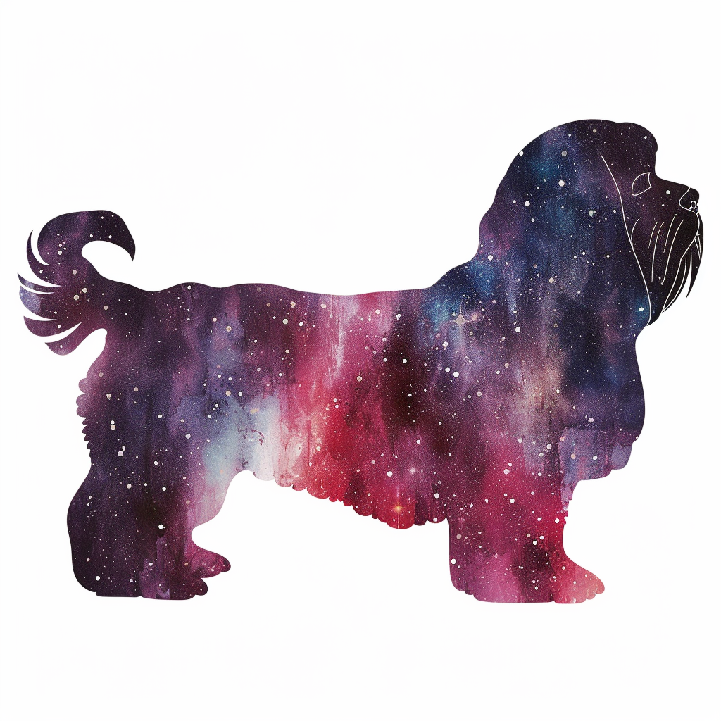 Adorable Shih Tzu Dog Expressive surreal Vinyl Decal Sticker for Car, Laptop, Tumbler and more # F018255