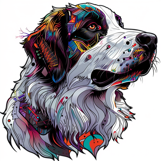 Sticker of Great Pyrenees dog  Vinyl Decal Sticker for Car, Laptop, Tumbler and more # F023586
