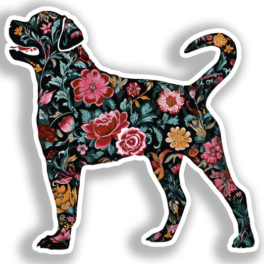 Rottweiler Dog Vinyl Decal Sticker for Car, Laptop, Tumbler and more # A018260-4" x 4"